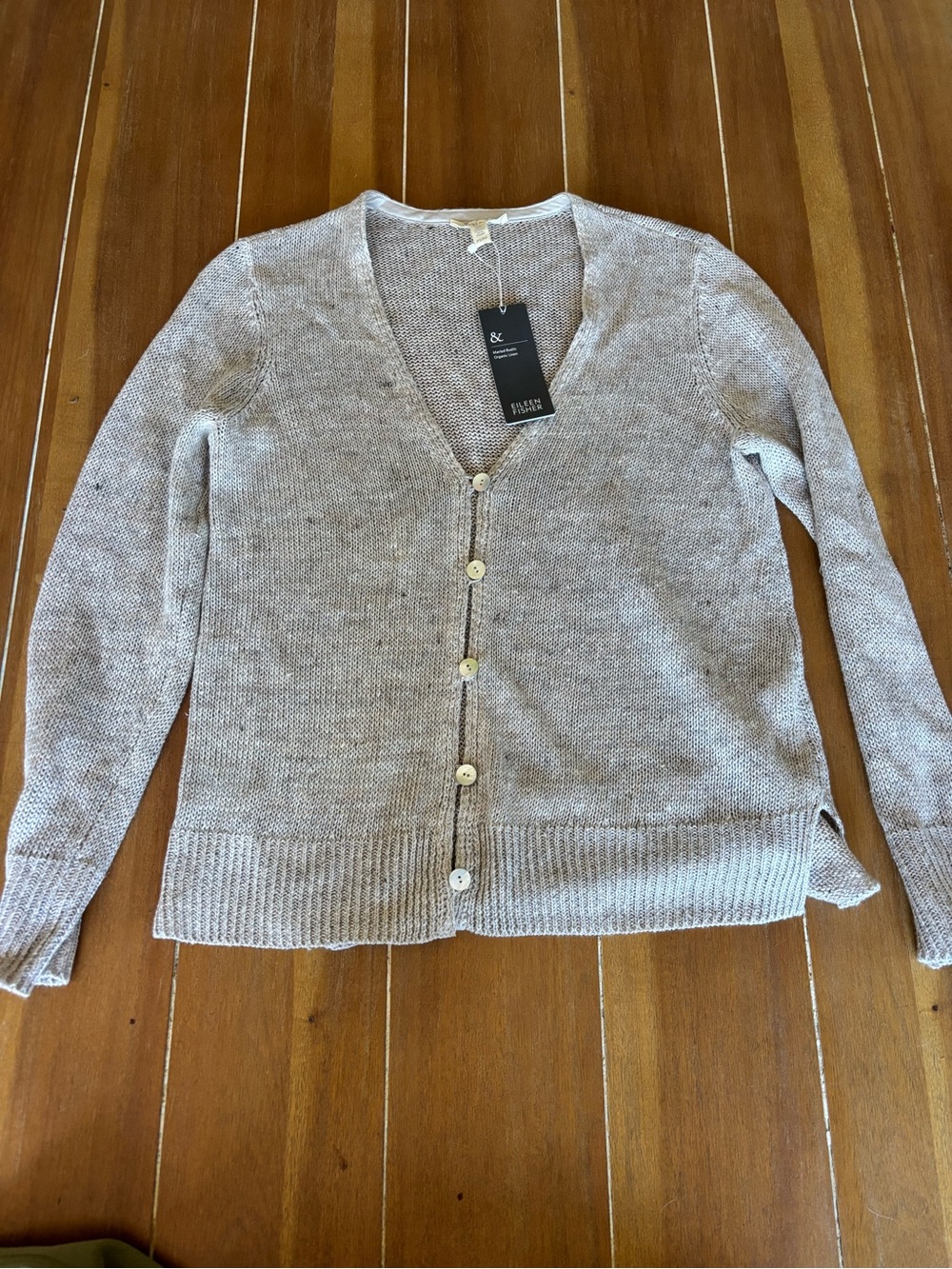 NWT Eileen Fisher V Neck cardigan